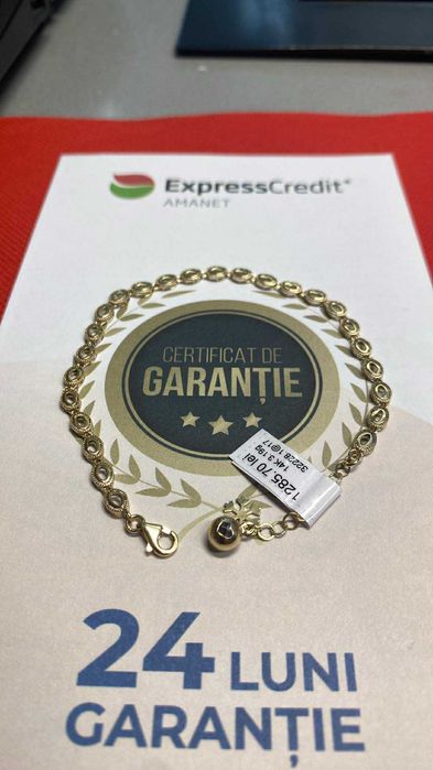 Bratara aur 14k ( Tomesti b 32228) Garantie 2 ani !