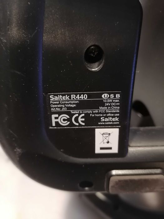 volan jocuri pc marca Saitek R440 cu force feedback , functional