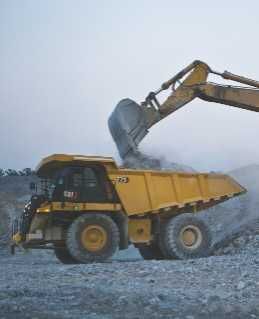 Самосвал CAT 773, Карьерный самосвал CAT 773