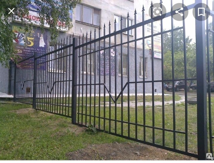 Ограждения металлические