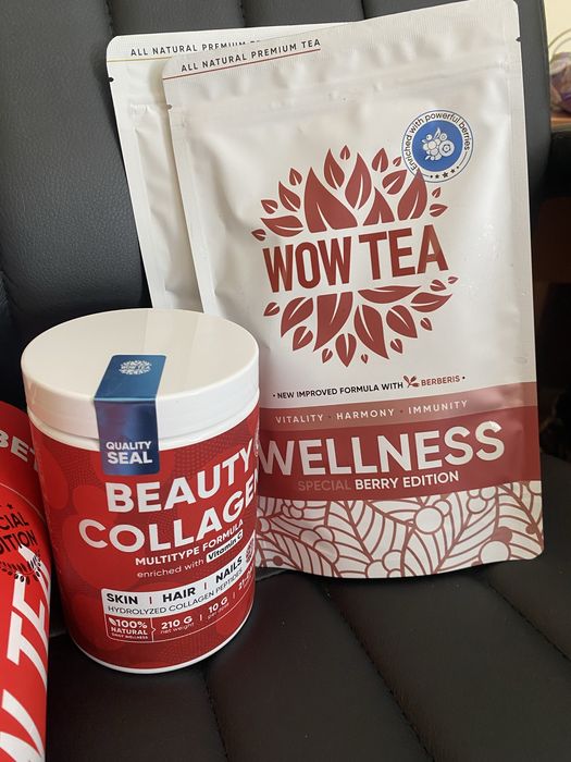 Wow tea -Wellness Berry, Beauty collagen, капки, стимулиращи метаболизма