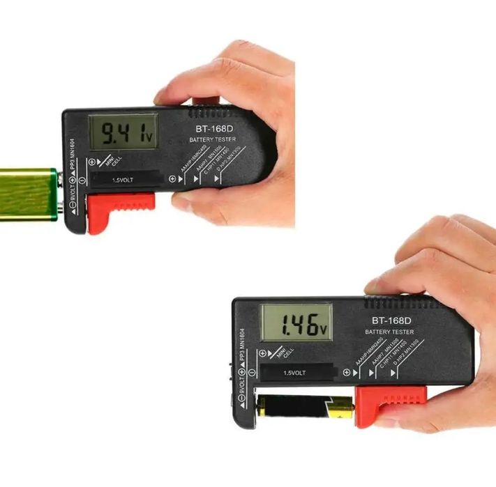 Универсальный тестер батареек элементов питания