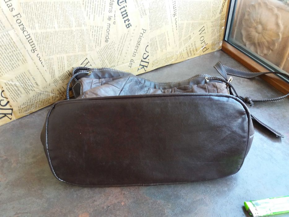 дамска чанта,кожена торба-кафява естествена кожа