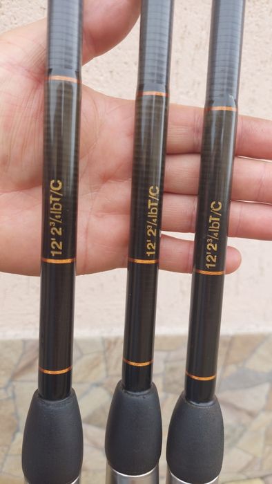 Set 3 lansete crap century ak 47', 12ft, 2,75lb