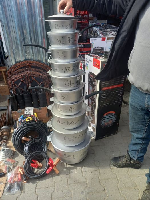 Vând ceaune noi cu capace de 16l 20l 25l 40l