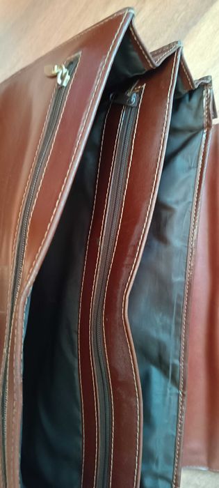 Geantă din piele tip Business, poștaș