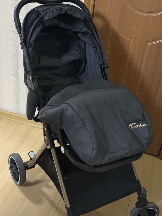 детская коляска,серый
