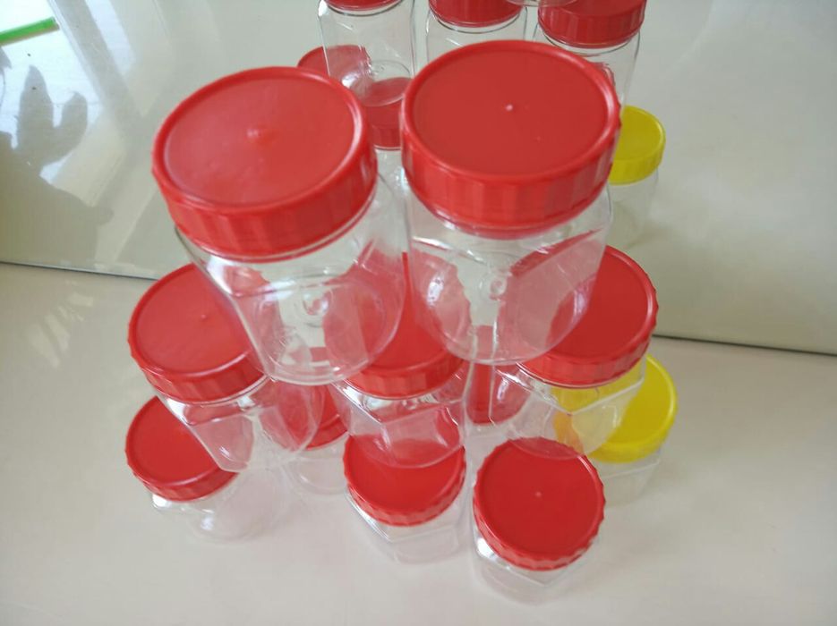 Баночки для мёда пластиковые