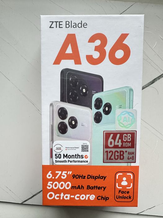 Zte Blade A36 новый в коробке