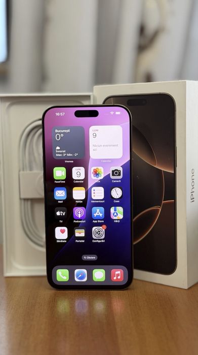 iPhone 16 PRO MAX / 96% Bateria  / ca NOU / Garantie