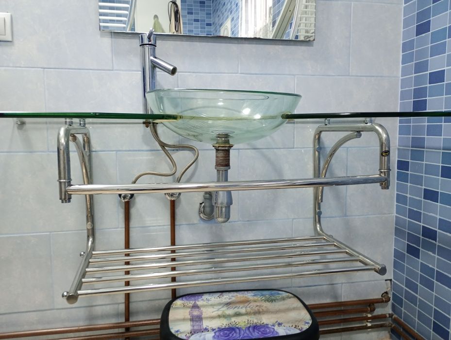 Chiuveta de sticla pentru baie