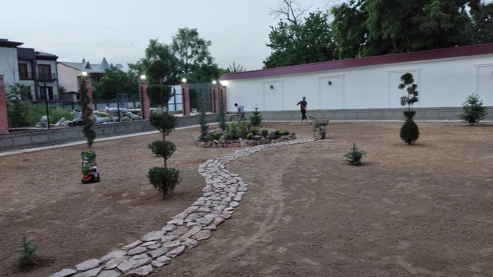 Gazon ekish Santexnik  ishlari