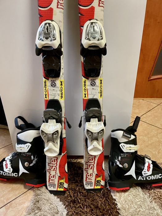 Schiuri copii 100 cm atomic cu clapari atomic