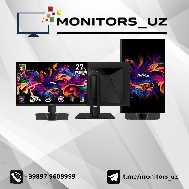 [NEW] монитор MSI 273QP X24 OLED 2K 240Hz