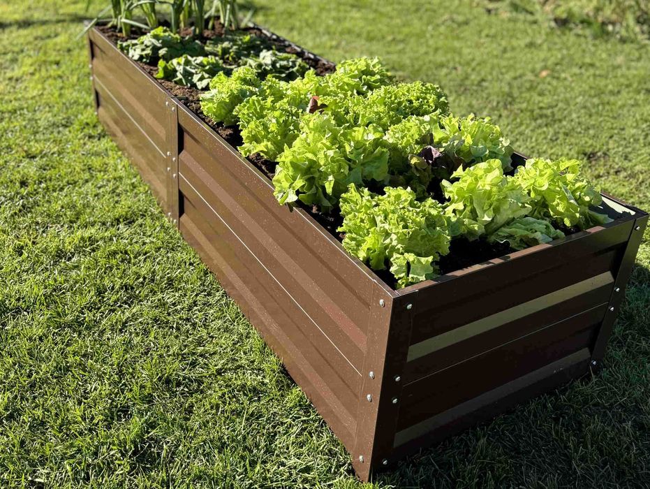 Градинска леха Primaterra сив/кафяв/ зелен цвят