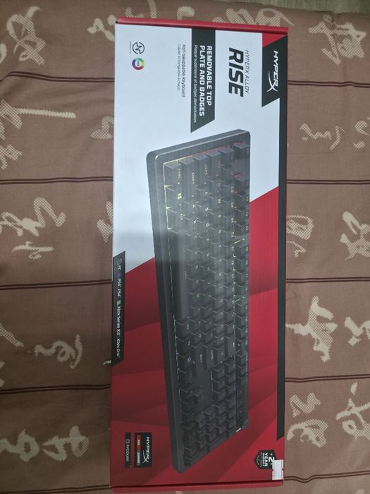 Новая HyperX Alloy Rise карбон | Гарантия Технодом | Дешевле на 12 000