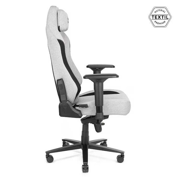 Scaun Gaming Dr.Shield Capsule Textil, Rezistenta 200 KG - Gri