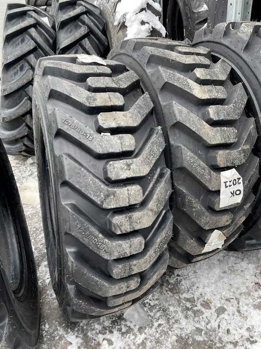 Anvelope noi 12.5/80-18 de JCB Cauciucuri industriale cu 14PR TEREX