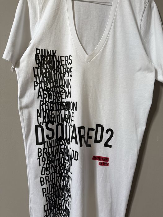 Бяла дамска рокля DSQUARED