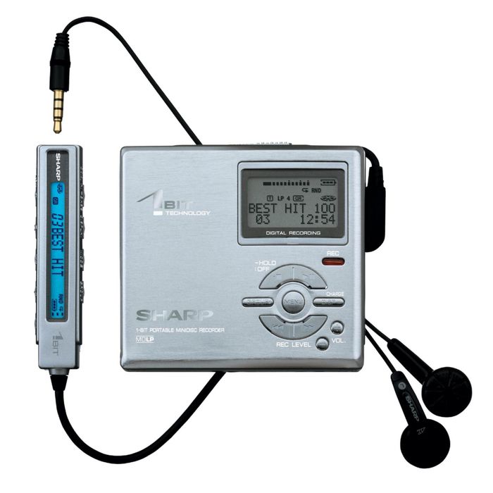 MD плеер Sharp MD DR7 ( мини диски )