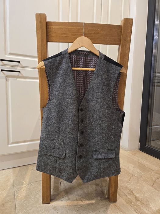 Costum premium - NEXT Tailoring - wool blend lână - slim fit