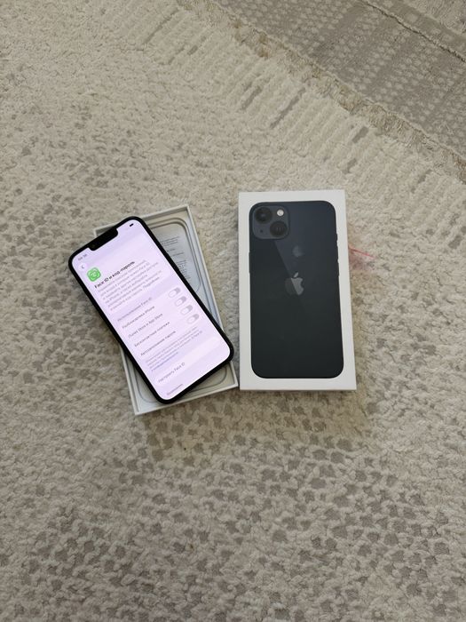 IPhone 13 128 ГБ Айфон 13 78 % АКБ БЕЗ РЕМОНТ Все работает АСТАНА