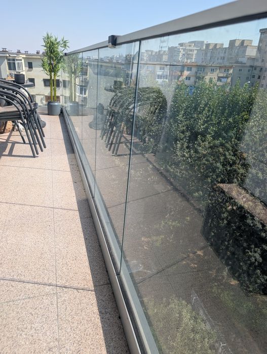 Sticla securizata geam terasa balcon kit complet