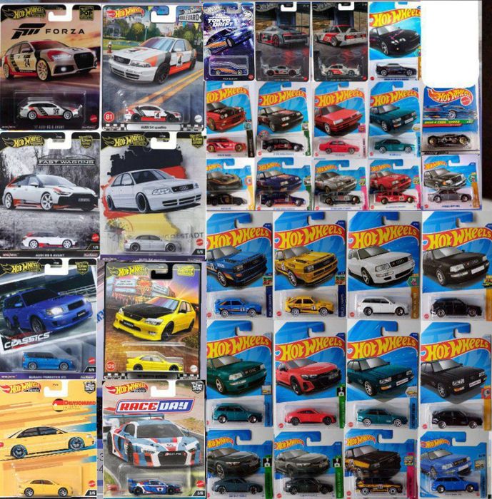 34 модели автомобилей Hot Wheels
