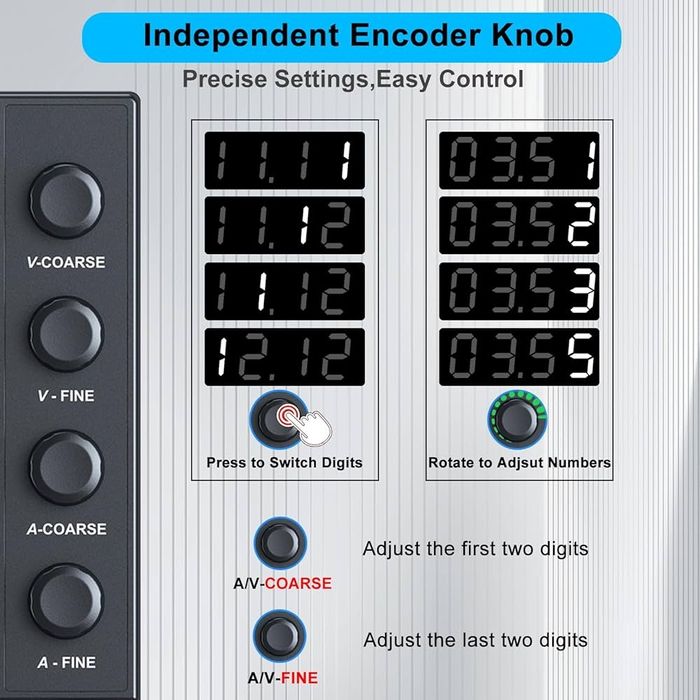 Sursa de tensiune 30V 5A 4 digiti - high precission