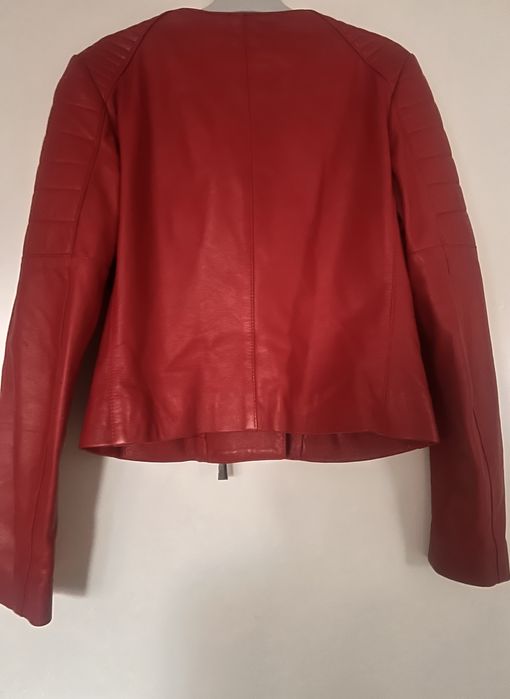 Geaca superba virala piele naturală Pinko, masura S