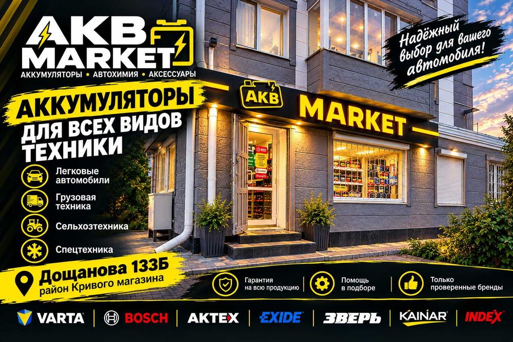 Грузовые аккумуляторы 190 Ач и 230 Ач — б/у, гарантия