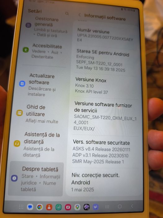 Vând Tableta Samsung Galaxy tab a7 lite!