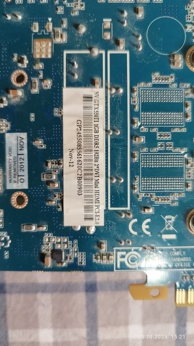 Видеокарта Gtx 550 ti 1gb