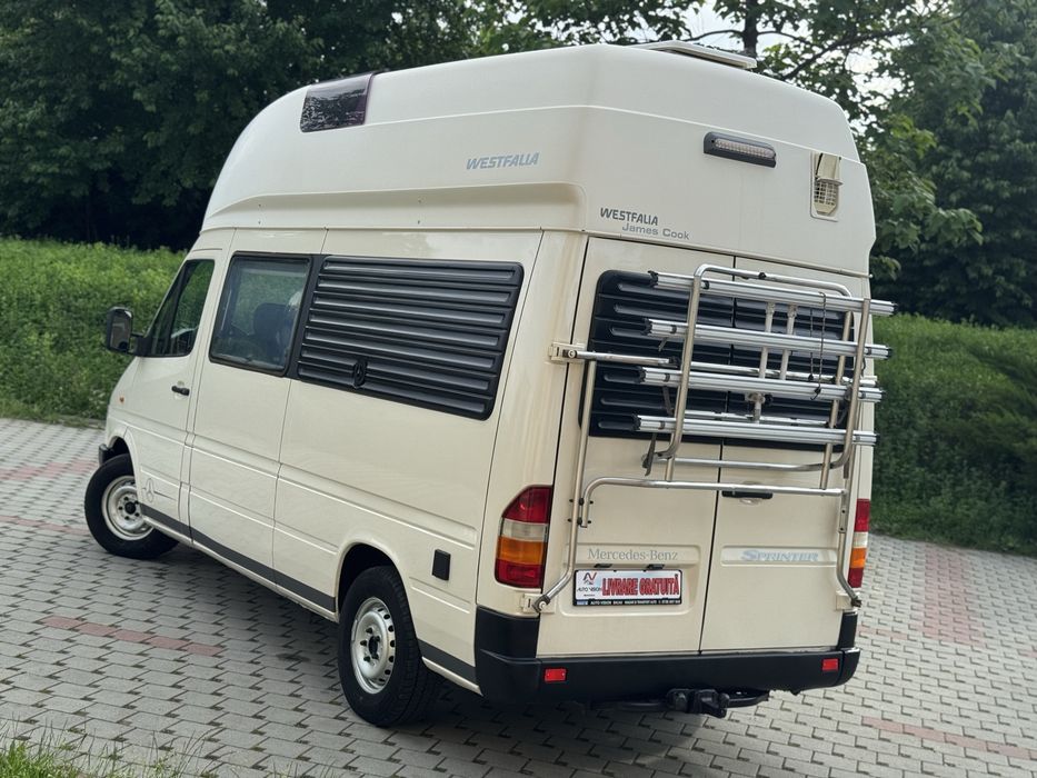 *RATE*Mercedes Sprinter 312 Camper James Cook 1997 Westfalia autorulota 5locuri automat import Germania fara umezeala la interior!
