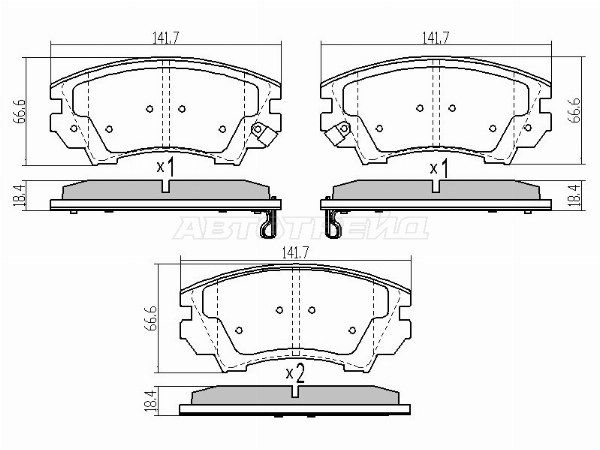 Колодки тормозные Opel Astra
