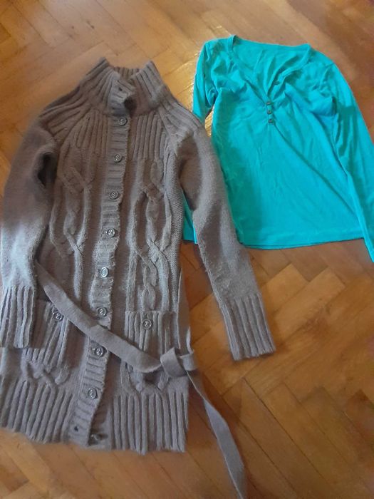 Pulover lung Orsay si bluza mărime S