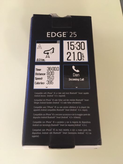 Garmin Edge 25 Cycling GPS Nou, sigilat