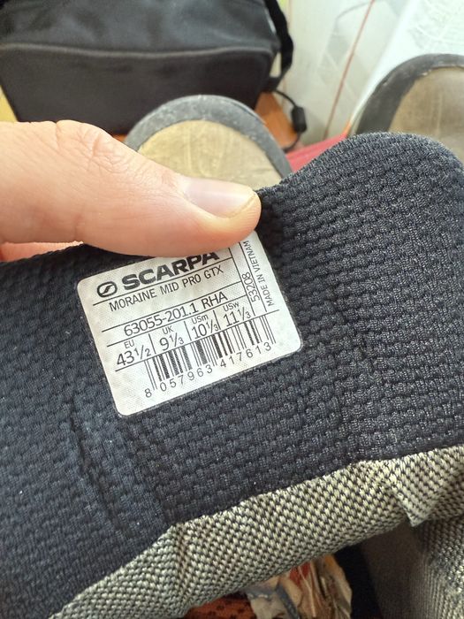 Scarpa Moraine Mid Pro Gtx size 43 1/2