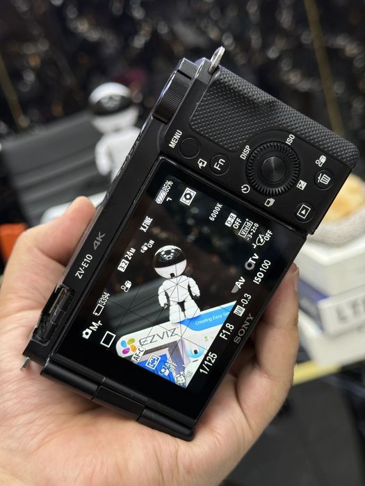 Sony ZV-E10 4K 16-50mm OSS 50mm F1.8 toʻliq full komplekt | Iphone