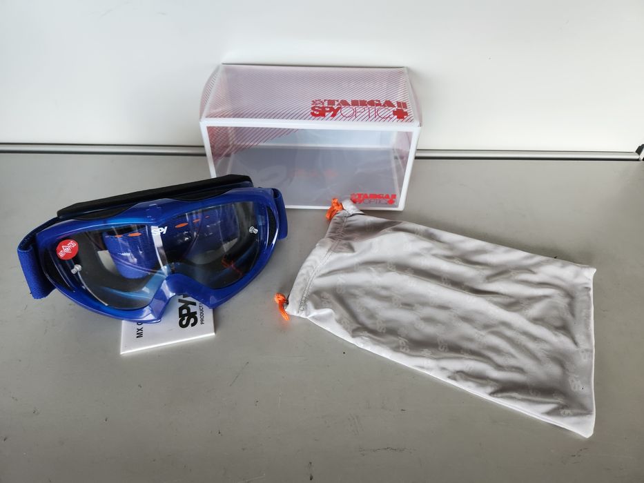 Нови Очила SPY TARGA 2 Мото Крос АТВ СИНИ с безцветна ANTI-FOG плака