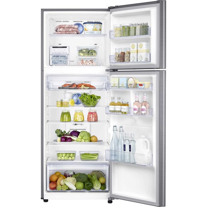Frigider cu doua usi Samsung RT38K553PS9/EO, 384 l, Full NoFrost, Twin Cooling Plus