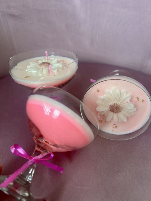 Персонализирани свещи от соев восък/Подарък за 8 март