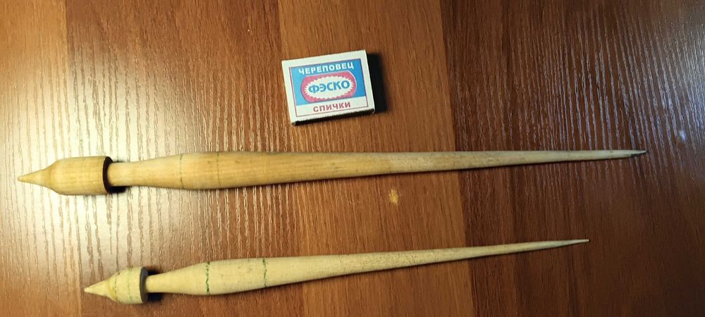 Старинные веретёна для ручного изготовления ниток