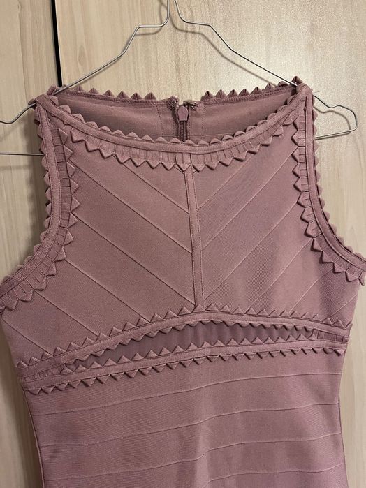 Бандажна Розова Рокля