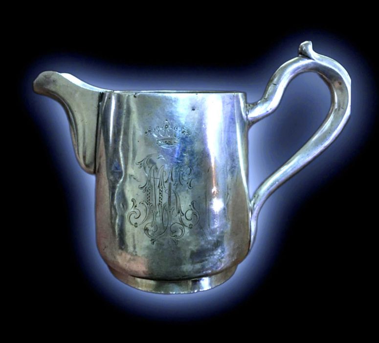 Молочник серебряный 84-е проба