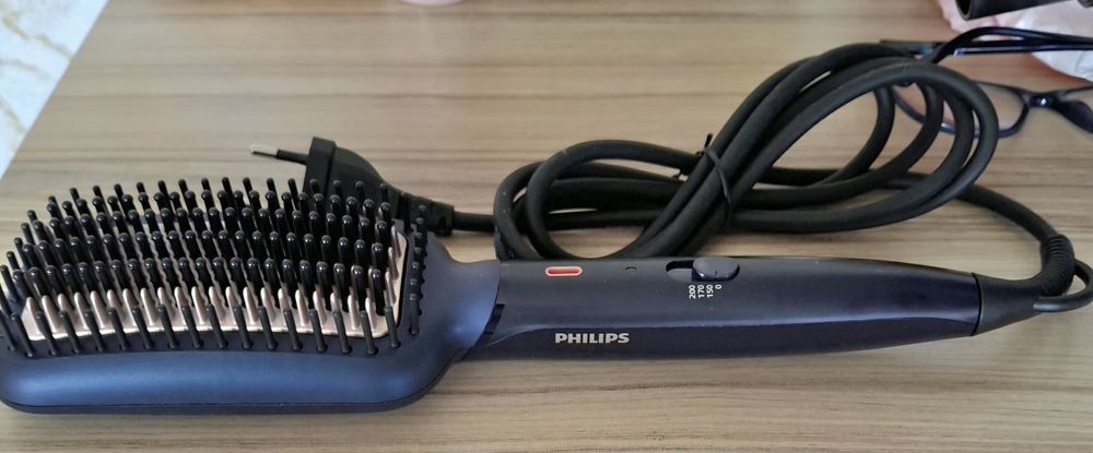 Електрическа четка за изправяне на коса Philips , с удължена гаранция