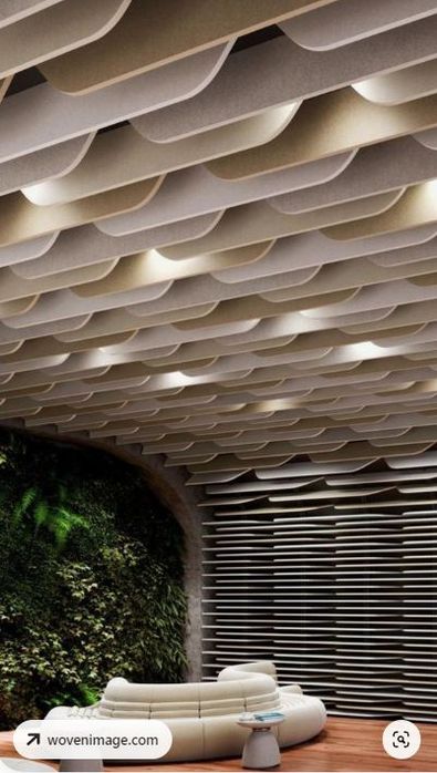 ВОЛНИСТЫЙ ПОТОЛОК | Декор | Волна реечный | Volna reyechniy