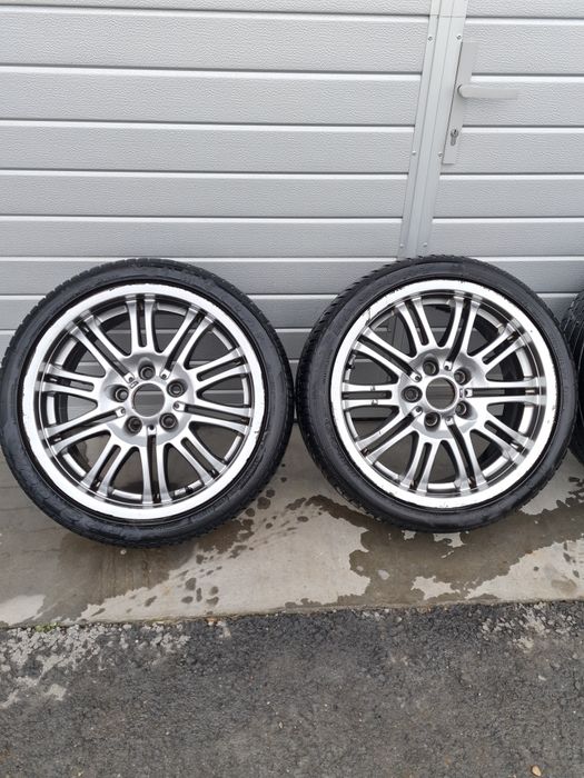 Jante  M + cauciucuri 2 latimi BMW E46-E90-E93 R18 / cod-2229950 OEM