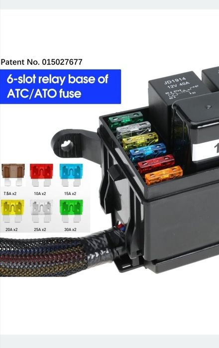 Panou siguranțe barca, rulota