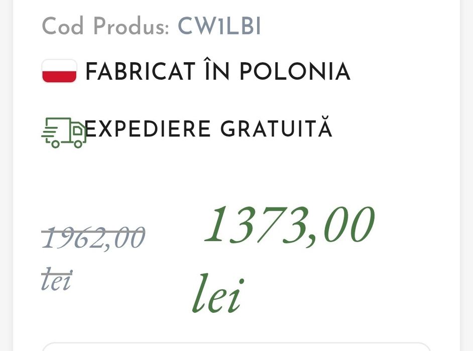 Birou pliabil alb NOU